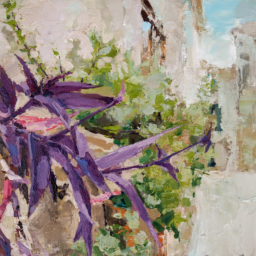 Valdemossa auf Mallorca, gemalt von Heiko Mattausch