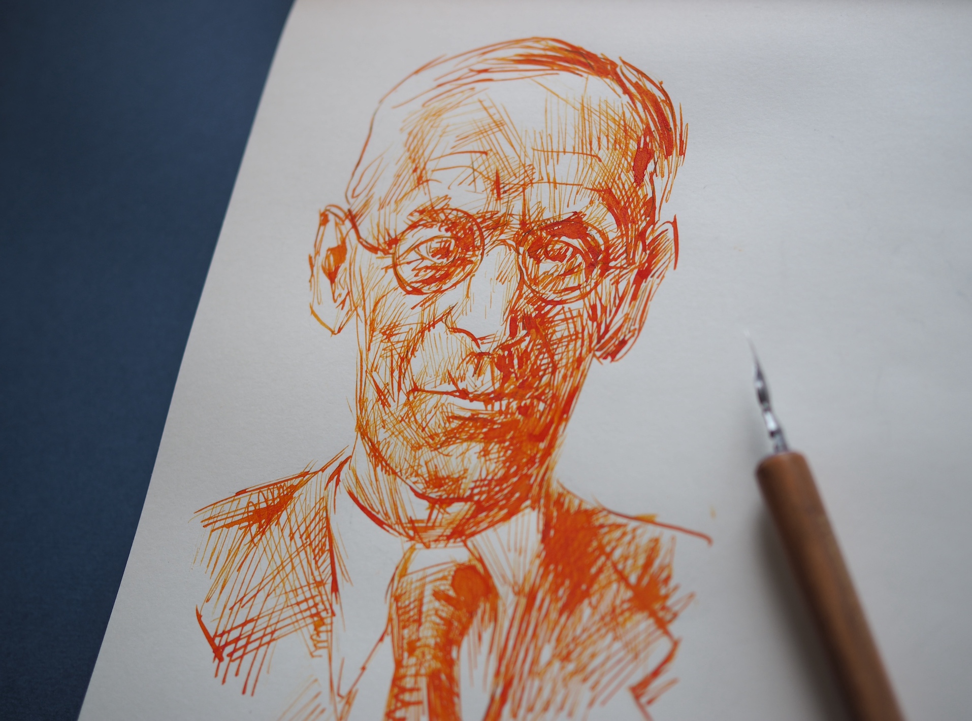 Hermann Hesse Portrait Heiko Mattausch